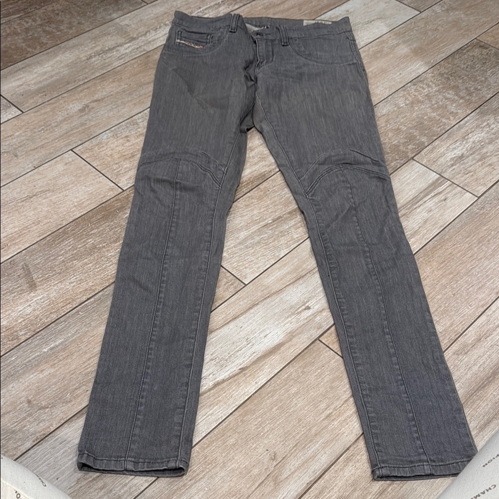 Diesel Women's Grey Futuristic Skinny Jeans